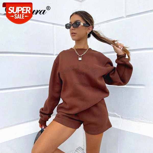 dulzura letter print women 2 piece set long sleeve sweatshirt sweatshorts loose casual tracksuit loungewear 2020 autumn winter #ve7v, White
dulzura letter print women 2 piece set long sleeve sweatshirt sweatshorts loose casual tracksuit loungewear 2020 autumn winter #ve7v, White