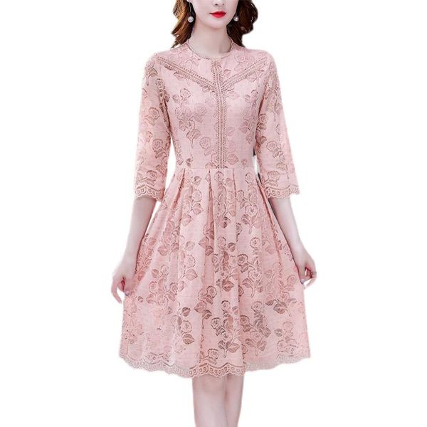 casual dresses lukaxsikax 2021 spring summer women three quarter sleeve slim dress embroidery pink lace, Black;gray
casual dresses lukaxsikax 2021 spring summer women three quarter sleeve slim dress embroidery pink lace, Black;gray