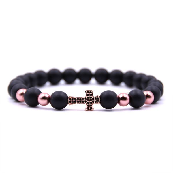 special offer 70% off black frosted stone cross micro zircon bracelet popular natural bracelet
special offer 70% off black frosted stone cross micro zircon bracelet popular natural bracelet
