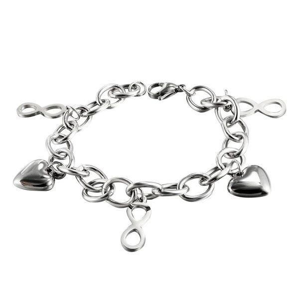 charm bracelets stainless steel bracelet for woman man adjustable wristband heart pendant accessory 21.2cm length trendy vintage jewelry, Golden;silver
charm bracelets stainless steel bracelet for woman man adjustable wristband heart pendant accessory 21.2cm length trendy vintage jewelry, Golden;silver