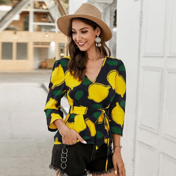 women's t-shirt spring autumn 2021 lemon print woman tshirts feminina folds long sleeve mujer high waist bandage egirl shirt, White
women's t-shirt spring autumn 2021 lemon print woman tshirts feminina folds long sleeve mujer high waist bandage egirl shirt, White