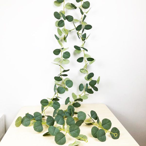 150cm wall hanging rattan artificial eucalyptus plants vine silk leaves christmas plant for home garden wedding ceiling decor
150cm wall hanging rattan artificial eucalyptus plants vine silk leaves christmas plant for home garden wedding ceiling decor