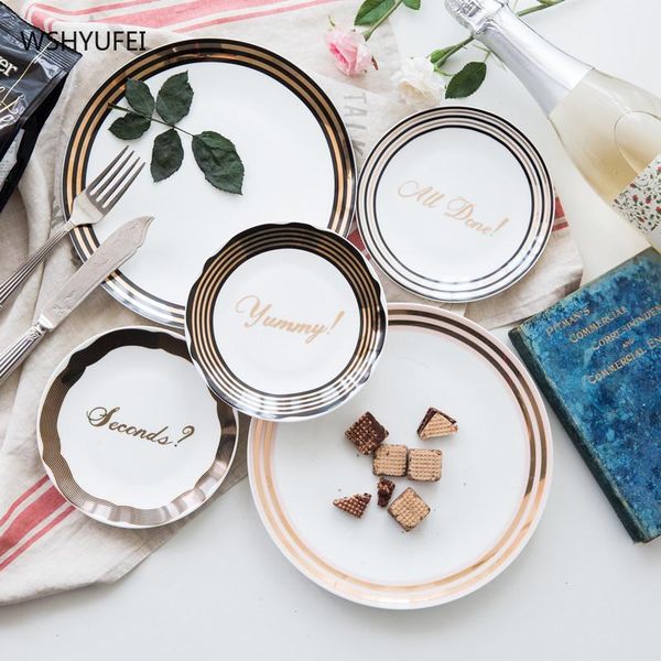 dishes & plates nordic letter gold tableware bone china dessert plate ceramic breakfast jewelry tray shooting props home kitchen
dishes & plates nordic letter gold tableware bone china dessert plate ceramic breakfast jewelry tray shooting props home kitchen