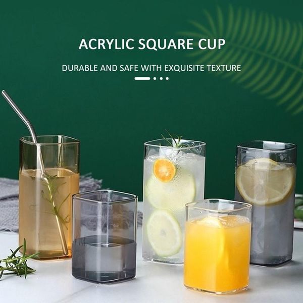 wine glasses breif transparent borosilicate acrylic cup rectangle single layer insulated tea juice lead-milk mug office water
wine glasses breif transparent borosilicate acrylic cup rectangle single layer insulated tea juice lead-milk mug office water