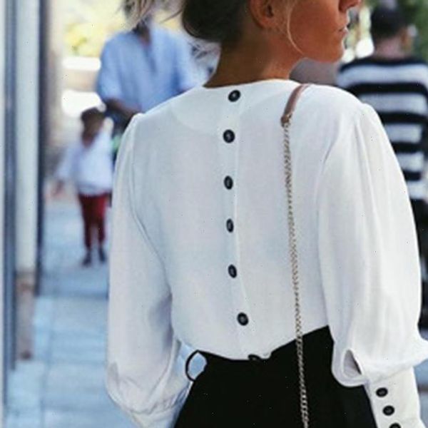 women blouses v neck blouse shirts puff sleeve button white summer autumn lady shirt female office chiffon
women blouses v neck blouse shirts puff sleeve button white summer autumn lady shirt female office chiffon