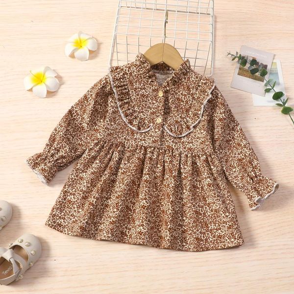 girl's dresses children kids girls dress long sleeve ruffles a line for holiday autumn spring clothing d84, Red;yellow
girl's dresses children kids girls dress long sleeve ruffles a line for holiday autumn spring clothing d84, Red;yellow