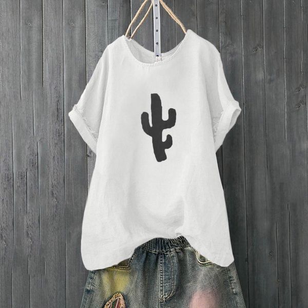 blouse women summer 2021 casual harajuku crew neck solid cactus print loose short sleeve blouse ladies tunic funny plus size, White
blouse women summer 2021 casual harajuku crew neck solid cactus print loose short sleeve blouse ladies tunic funny plus size, White