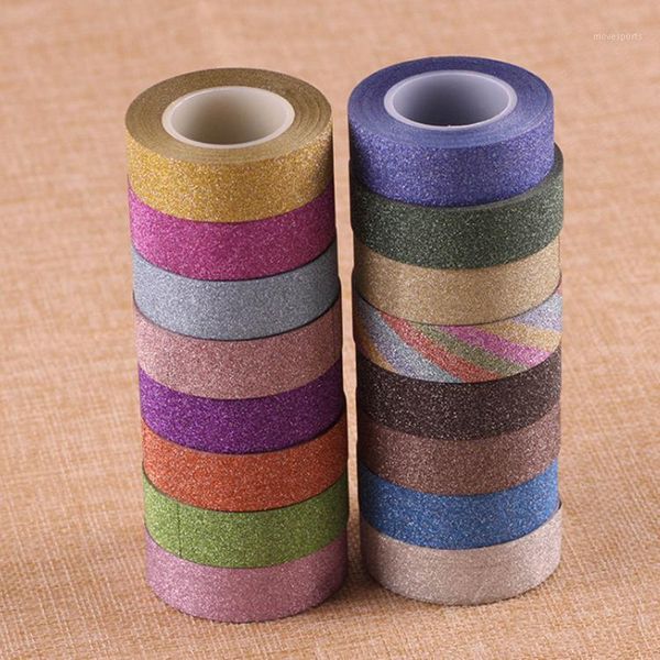 gift wrap 1pc glitter powder solid color easy tear paper tape japanese sticky diy hand account masking washi diary packaging 8d1
gift wrap 1pc glitter powder solid color easy tear paper tape japanese sticky diy hand account masking washi diary packaging 8d1