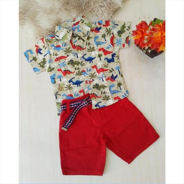 2pcs summer baby boys clothes sets dinosaur printed short sleeve shirts shorts 0 5y gentleman outfits, White
2pcs summer baby boys clothes sets dinosaur printed short sleeve shirts shorts 0 5y gentleman outfits, White