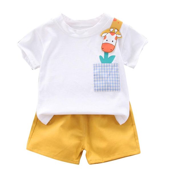 clothing sets baby girl clothes set summer kids boys girls giraffe solid shorts casual wear outfits bebes, White
clothing sets baby girl clothes set summer kids boys girls giraffe solid shorts casual wear outfits bebes, White
