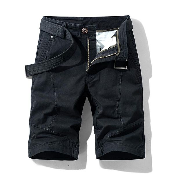 men's shorts 2021 pure color cargo mens fashion casual cotton fit work man multi-pocket military short pants, White;black
men's shorts 2021 pure color cargo mens fashion casual cotton fit work man multi-pocket military short pants, White;black