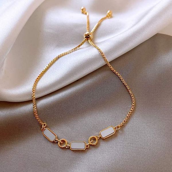 beaded, strands 14k real gold plating simple temperament rectangular bracelet girlfriends jewelry wholesale bangles for women, Black
beaded, strands 14k real gold plating simple temperament rectangular bracelet girlfriends jewelry wholesale bangles for women, Black