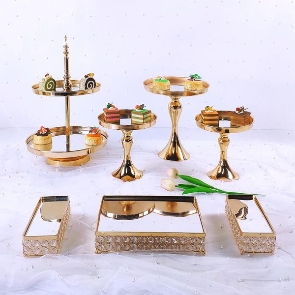 other bakeware 7pcs acryl mirror metal cake stand set round wedding birthday party dessert gold cupcake pedestal display plate home decor
other bakeware 7pcs acryl mirror metal cake stand set round wedding birthday party dessert gold cupcake pedestal display plate home decor
