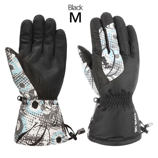 cycling gloves 1 pair ski m/l touchscreen women snow thermal waterproof outdoor sports motorcycle snowboard mittens, Black
cycling gloves 1 pair ski m/l touchscreen women snow thermal waterproof outdoor sports motorcycle snowboard mittens, Black