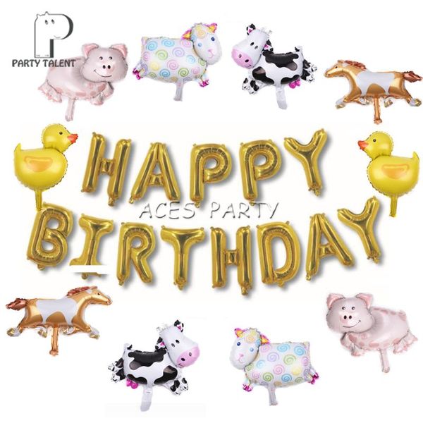 party decoration supplies farm animals pig horse cow theme aluminum film balloon set for kids birthday deco home
party decoration supplies farm animals pig horse cow theme aluminum film balloon set for kids birthday deco home