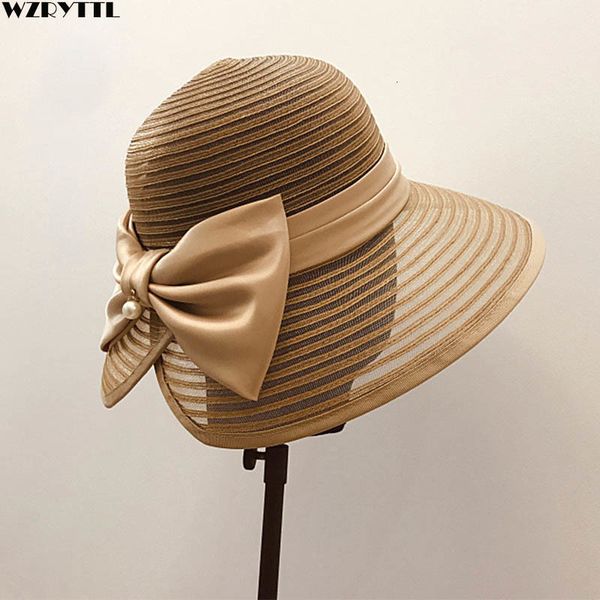 2021 new elegant ribbon bowknot summer wide brim visor sun hats for women lady race kentucky derby church beach hat occasion cap ohj4, Blue;gray
2021 new elegant ribbon bowknot summer wide brim visor sun hats for women lady race kentucky derby church beach hat occasion cap ohj4, Blue;gray
