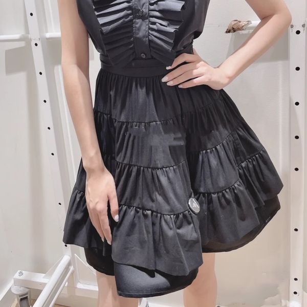 skirts french elegance 2021 early autumn solid ruffle a-line stitching pleated simple slim skirt 21455, Black
skirts french elegance 2021 early autumn solid ruffle a-line stitching pleated simple slim skirt 21455, Black