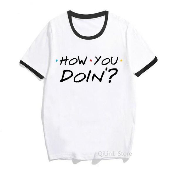 letters how you doin tee shirt femme friends tv show film ladies tshirt summer novelty tees short sleeve t-shirt camisetas, White
letters how you doin tee shirt femme friends tv show film ladies tshirt summer novelty tees short sleeve t-shirt camisetas, White