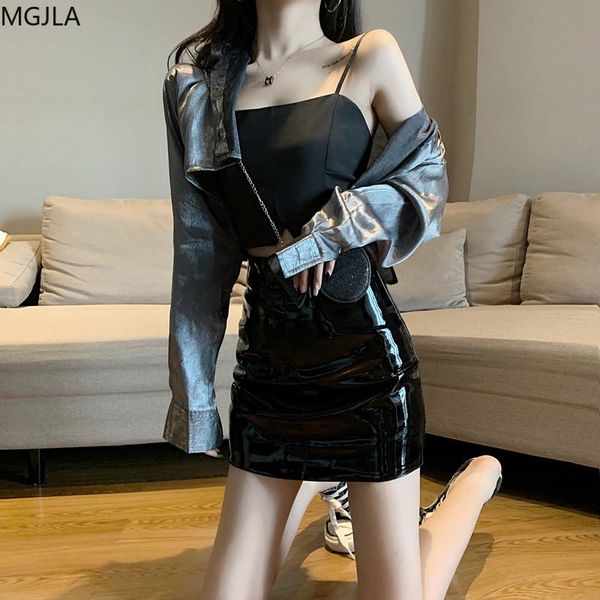skirts french style small leather skirt women 2021 summer pu bright bust hip high waist short a-word, Black
skirts french style small leather skirt women 2021 summer pu bright bust hip high waist short a-word, Black
