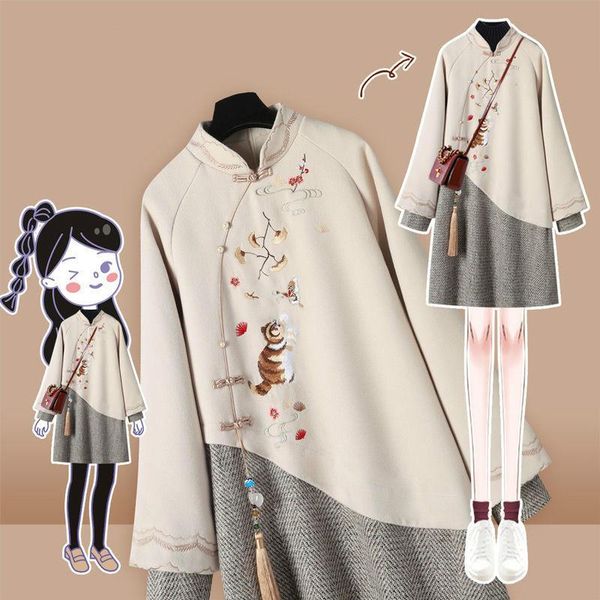 ethnic clothing dress women's spring chinese traditional style hanfu cheongsam improved embroidered tang suit 2021 hooded sweatshirt ve, Red
ethnic clothing dress women's spring chinese traditional style hanfu cheongsam improved embroidered tang suit 2021 hooded sweatshirt ve, Red