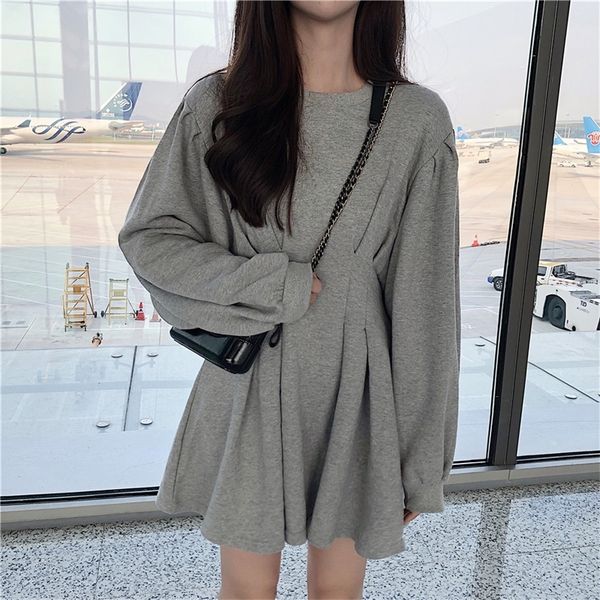 woman dress autumn new arrival korean style waist slim fashion folds bat sleeve student long sleeve dress female 210303, Black;gray
woman dress autumn new arrival korean style waist slim fashion folds bat sleeve student long sleeve dress female 210303, Black;gray