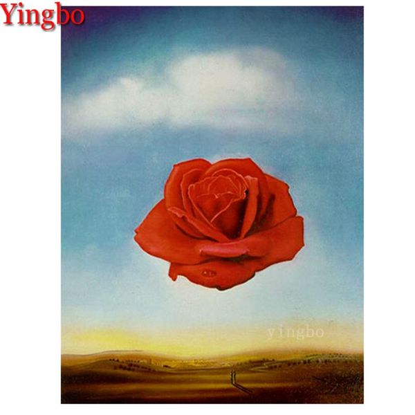 diamond painting embroidery salvador dali meditation rose 5d full square round drill mosaic home decoration 2021
diamond painting embroidery salvador dali meditation rose 5d full square round drill mosaic home decoration 2021