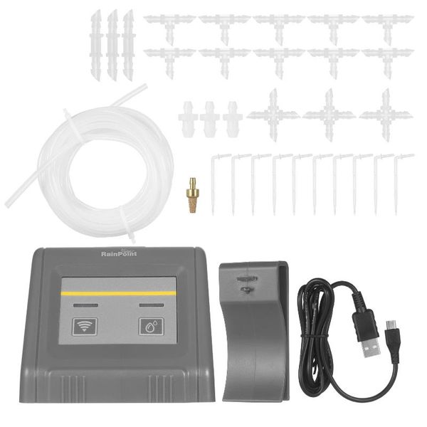 watering equipments wifi intelligent programmable timer irrigation controller automatic system with drippers tubing barb fittings
watering equipments wifi intelligent programmable timer irrigation controller automatic system with drippers tubing barb fittings