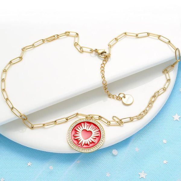 chokers zhukou punk stainless steel necklace for men women rectangle link chain vintage gold plated choker with mini coin vl101, Golden;silver
chokers zhukou punk stainless steel necklace for men women rectangle link chain vintage gold plated choker with mini coin vl101, Golden;silver