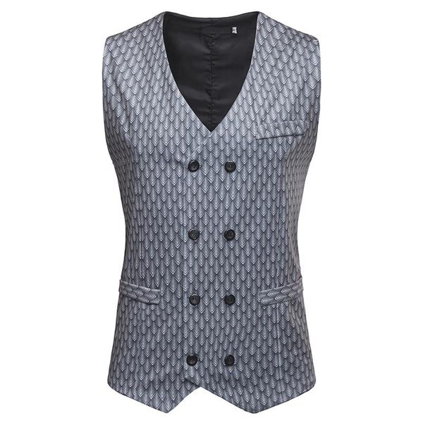 men's vests dress vest for men slim fit mens suit male waistcoat fish scale casual nightclub sleeveless formal business jacket, Black;white
men's vests dress vest for men slim fit mens suit male waistcoat fish scale casual nightclub sleeveless formal business jacket, Black;white