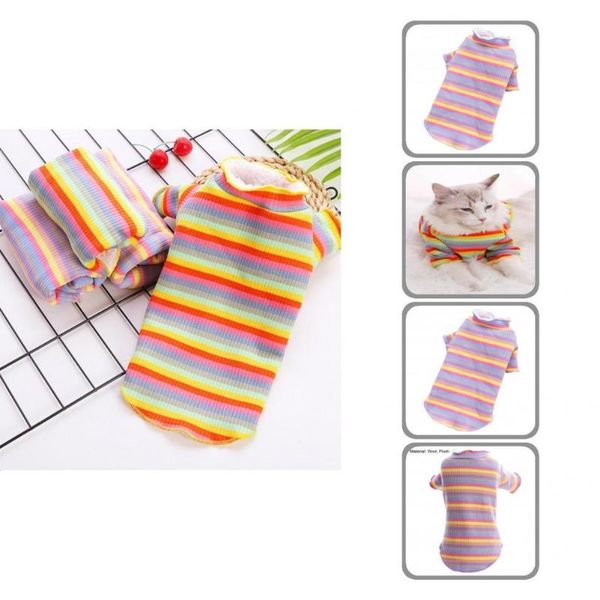 cat costumes two-legged durable rainbow strip pet coat 2 colors optional clothes thick for home
cat costumes two-legged durable rainbow strip pet coat 2 colors optional clothes thick for home