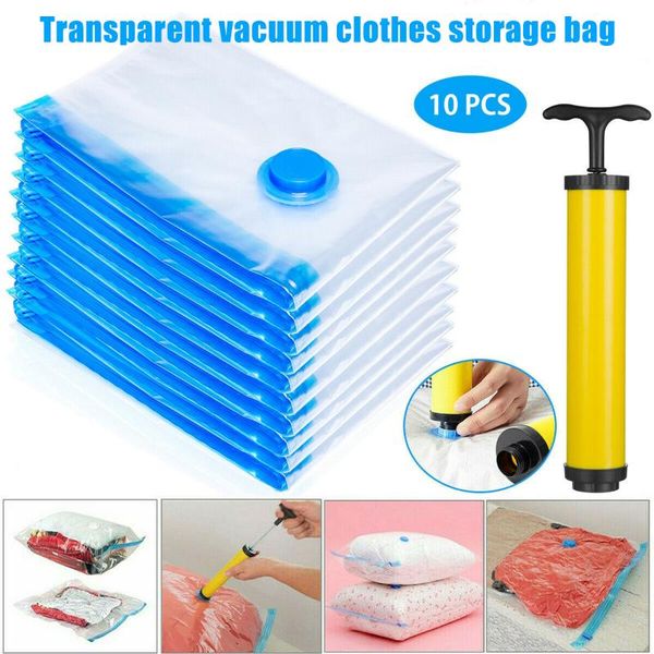 clothing & wardrobe storage 10pcs clear vacuum bags with a hand pumps travel space saver garment seal bag hfing
clothing & wardrobe storage 10pcs clear vacuum bags with a hand pumps travel space saver garment seal bag hfing