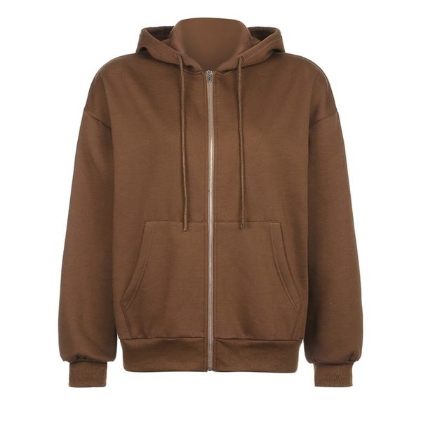 herf and winter new women brown rits blouse overcoat hooded jackets clothing hoodies d3, Black;brown
herf and winter new women brown rits blouse overcoat hooded jackets clothing hoodies d3, Black;brown