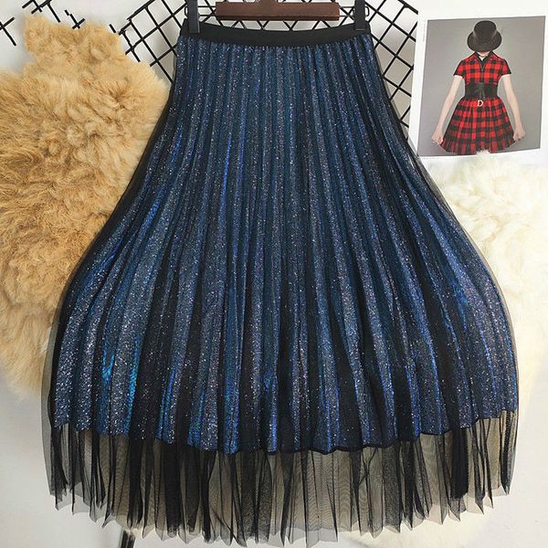 spring summer streamer silk mesh of high-waisted elastic women plied skirt y170 4j2b, Black
spring summer streamer silk mesh of high-waisted elastic women plied skirt y170 4j2b, Black