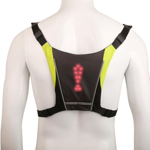 cycling led 3 mdoes signal vest bike safety wireless turn signal light riding running lighting vest reflective vests equipment, Black;blue
cycling led 3 mdoes signal vest bike safety wireless turn signal light riding running lighting vest reflective vests equipment, Black;blue