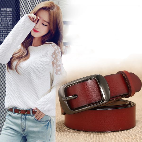 ladys belt female genuine leather belt needle buckle pantalon sport soft homme ceinture cuir femmepasek do spodni damski b006, Gray
ladys belt female genuine leather belt needle buckle pantalon sport soft homme ceinture cuir femmepasek do spodni damski b006, Gray