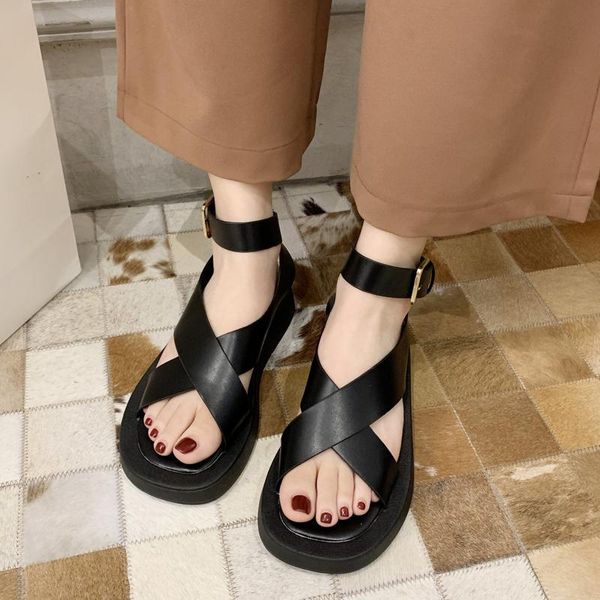 sandals women summer 3cm heel fashion platform shoes 2021 non-slip basic, Black
sandals women summer 3cm heel fashion platform shoes 2021 non-slip basic, Black