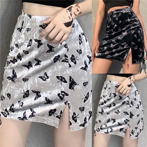 2021 black white vintage velvet skirt butterfly print skirts women streetwear high waist korean mini harajuku split skirt
2021 black white vintage velvet skirt butterfly print skirts women streetwear high waist korean mini harajuku split skirt