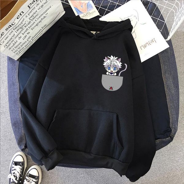 killua pocket hunter x hunter anime hoodies sweatshirt women hoody streetwear lady pullover sportwear harajuku sweatshirt, Black
killua pocket hunter x hunter anime hoodies sweatshirt women hoody streetwear lady pullover sportwear harajuku sweatshirt, Black