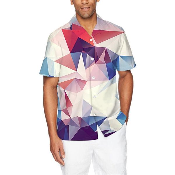 men's casual shirts 3d shirt colorful geometric shapes short sleeve for men beach blouses hommes fashion male, White;black
men's casual shirts 3d shirt colorful geometric shapes short sleeve for men beach blouses hommes fashion male, White;black