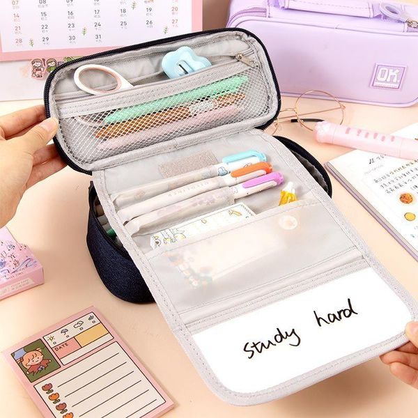pencil bags large capacity canvas case bag novelty groove net pen holder handle storage suitable for student stationery school
pencil bags large capacity canvas case bag novelty groove net pen holder handle storage suitable for student stationery school