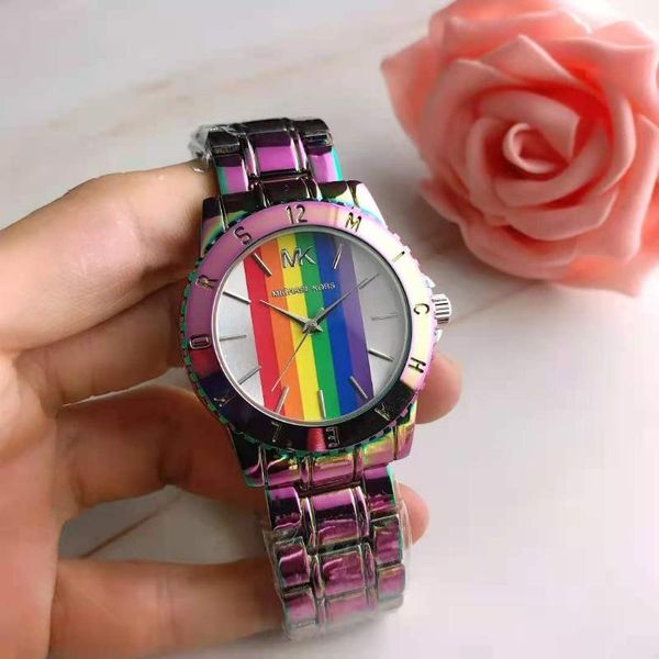 wristwatches ladies stainless steel bracelet watch clock 2021 colorful band vibrato cross-border women's fashion, Slivery;brown
wristwatches ladies stainless steel bracelet watch clock 2021 colorful band vibrato cross-border women's fashion, Slivery;brown