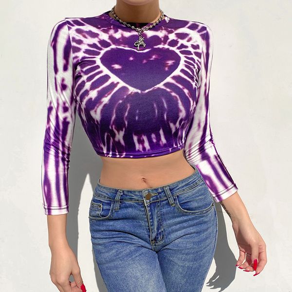 half sleeve womens t-shirt 2021 aesthetic tie dye heart print skinny female crop tee spring fashion streetwear, White
half sleeve womens t-shirt 2021 aesthetic tie dye heart print skinny female crop tee spring fashion streetwear, White