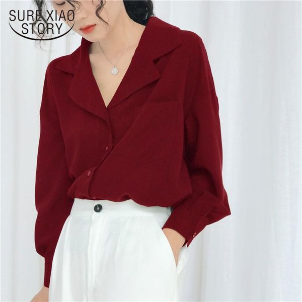 women's blouses & shirts blusas mujer de moda 2021 spring/autumn ladies blusa feminina chiffon long sleeve ol womens and 6076 50, White
women's blouses & shirts blusas mujer de moda 2021 spring/autumn ladies blusa feminina chiffon long sleeve ol womens and 6076 50, White