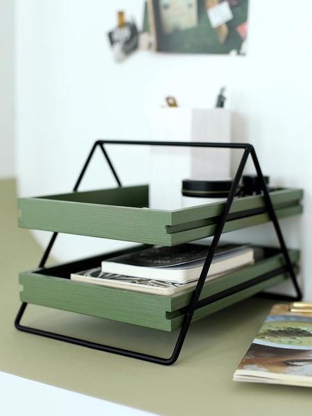 hooks & rails morandi double-layer stationery rack modern simple wind drawer type storage office desk sundry arrangement
hooks & rails morandi double-layer stationery rack modern simple wind drawer type storage office desk sundry arrangement