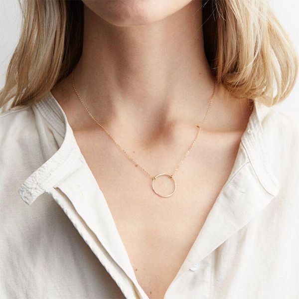 pendant necklaces round necklace geometry lady karma gold fashion clavicle chain stainless steel gift, Silver
pendant necklaces round necklace geometry lady karma gold fashion clavicle chain stainless steel gift, Silver