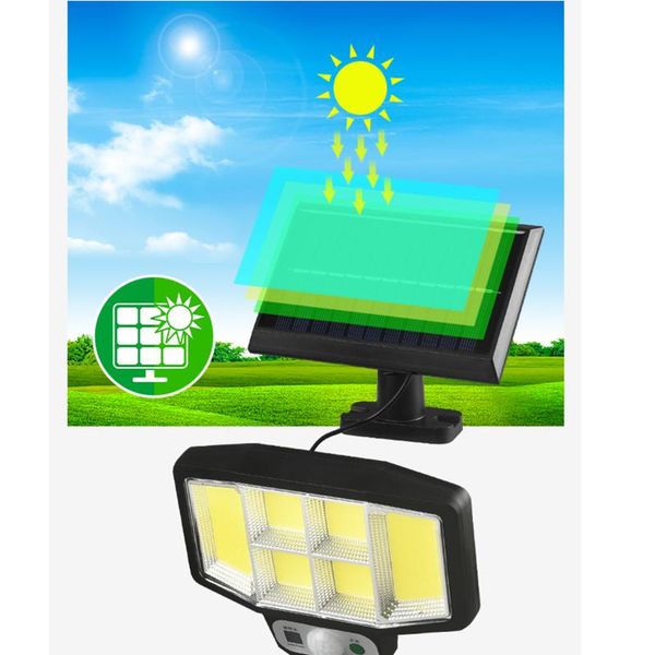 solar lamps 146 cob lights outdoor 3 head motion sensor 270 wide angle illumination waterproof remote control wall lamp dropship
solar lamps 146 cob lights outdoor 3 head motion sensor 270 wide angle illumination waterproof remote control wall lamp dropship