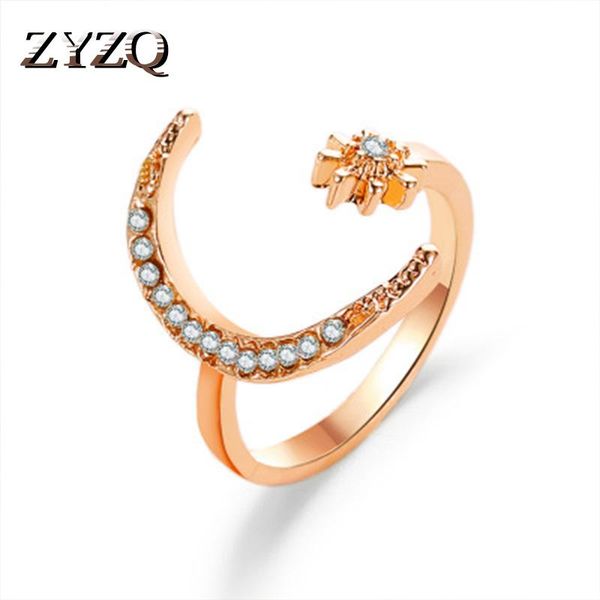 wedding rings zyzq romantic open with micro paved trendy star&moon shaped adjustable rose gold color silver plated, Slivery;golden
wedding rings zyzq romantic open with micro paved trendy star&moon shaped adjustable rose gold color silver plated, Slivery;golden