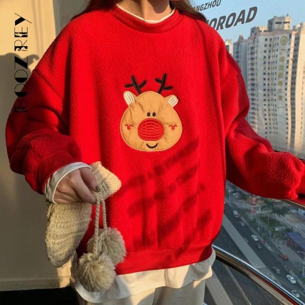 women's sweaters boozrey women christmas lamb wool print sweater winter clothes long sleeve all-match korean fashion outfits, White;black
women's sweaters boozrey women christmas lamb wool print sweater winter clothes long sleeve all-match korean fashion outfits, White;black