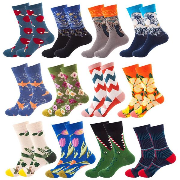 men's socks funny with set print art cute winter avocado sushi cotton stocking harajuku fun anime, Black
men's socks funny with set print art cute winter avocado sushi cotton stocking harajuku fun anime, Black