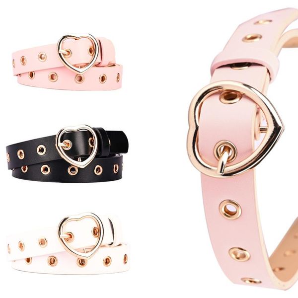 belts women's heart-shaped pin buckle belt rivet teen student fashion wild jeans pu leather waistband, Black;brown
belts women's heart-shaped pin buckle belt rivet teen student fashion wild jeans pu leather waistband, Black;brown